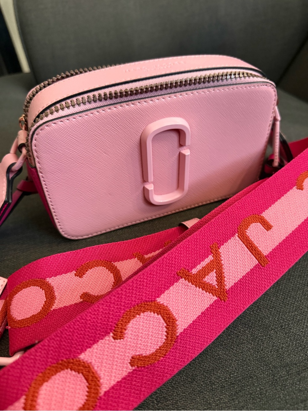 Marc Jacobs The Snapshot Camera Bag Pink Crossbody Bag